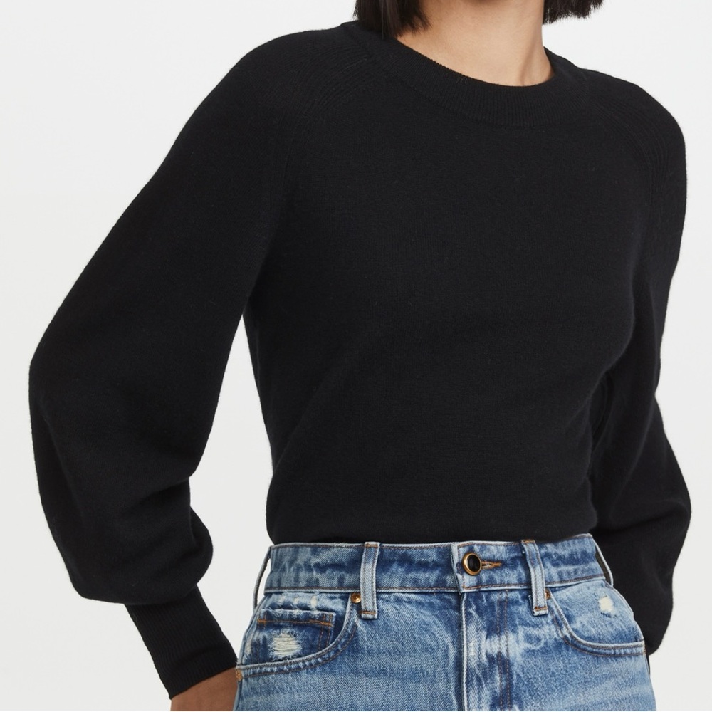 ALC Women's Black Backless Sweater